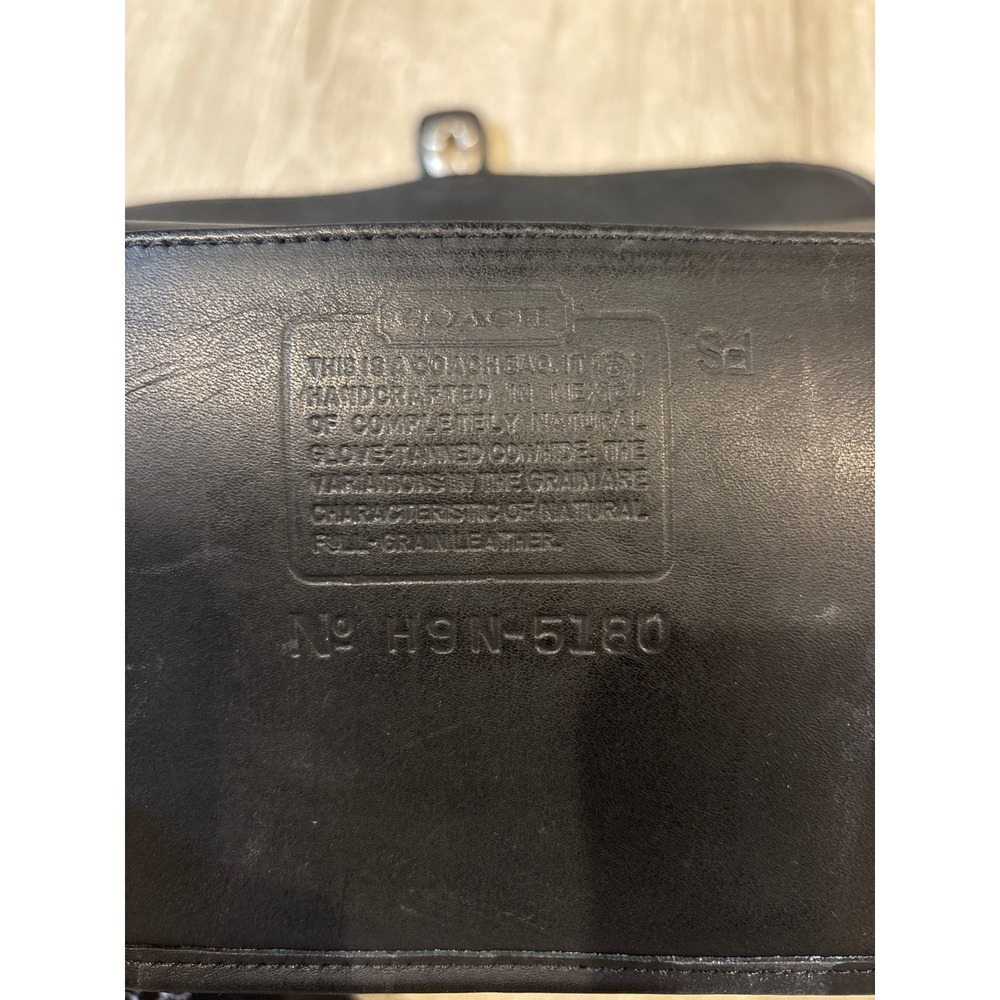 VTG COACH 5180 Classic Legacy Metropolitan Briefcase Crossbody Unisex Leather - Picture 5 of 9